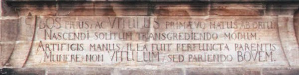 Epigramm am Alten Schlachthaus Bamberg