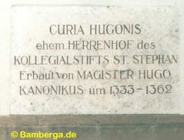 Curia Hugonis (Inschrift)