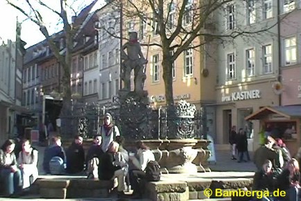 Gabelmann (Neptunsbrunnen) in Bamberg
