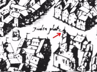 Zweidlerplan (1602): Eckerker am Haus Pfahlpltzchen 1